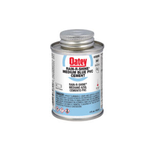 Oatey 4oz Rain-R-Shine PVC-cement medium blauw