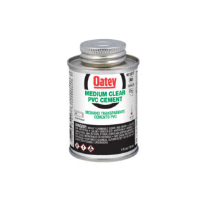 Oatey 4oz Medium Helder PVC Cement