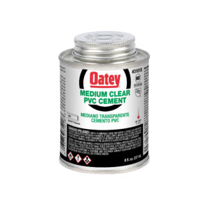 Oatey 8oz Medium Helder PVC Cement