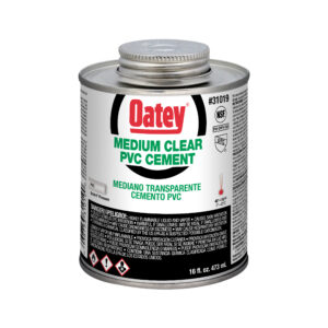 Oatey 16oz Medium Helder PVC Cement