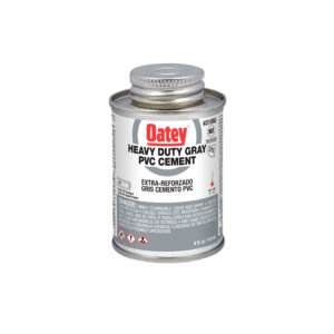Oatey grijs PVC cement voor zwaar gebruik