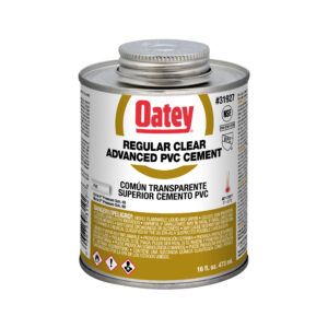 Oatey 16oz Reguliere Heldere Geavanceerde PVC Cement