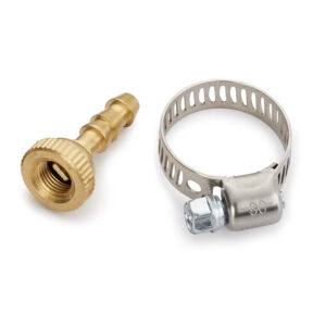 Cherne leegloper met klem (vrouwelijk uiteinde)