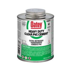 Oatey 16oz PVC cement voor zwaar gebruik
